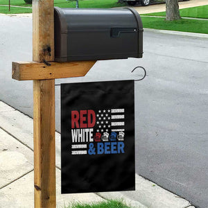 Funny American Drinking Garden Flag Red White And Beer 4th Of July USA Flag TS11 Print Your Wear