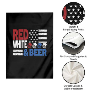 Funny American Drinking Garden Flag Red White And Beer 4th Of July USA Flag TS11 Print Your Wear
