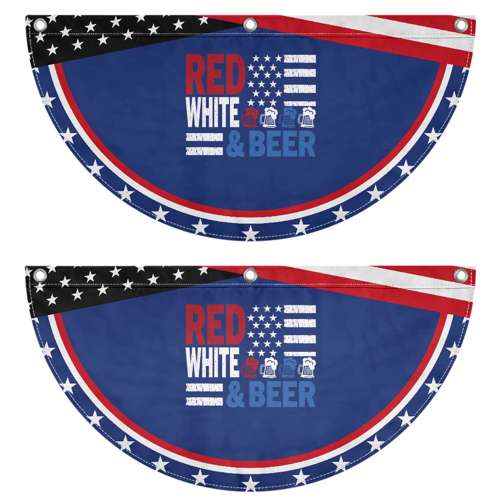 Funny American Drinking Patriotic Fan Flag Red White And Beer 4th Of July USA Flag TS11 2pcs pack Classic Navy Print Your Wear
