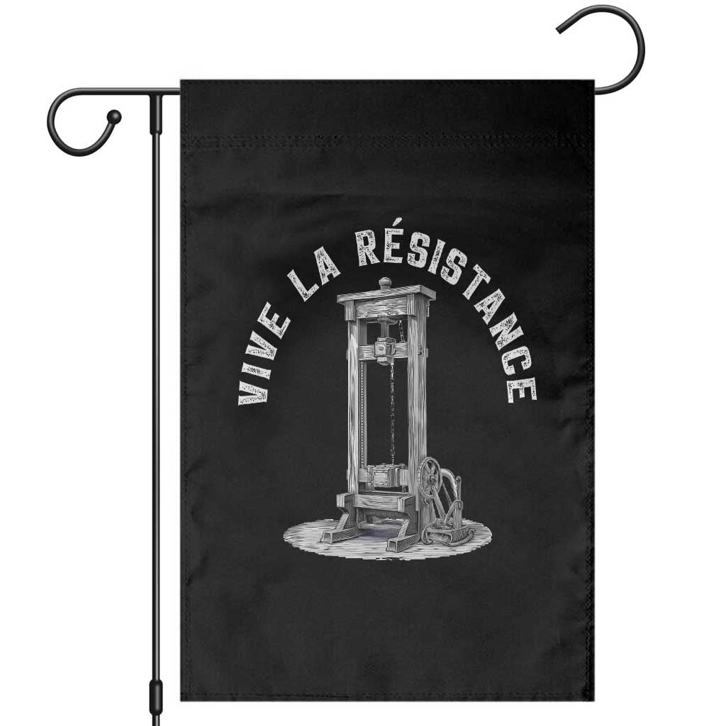 Funny Vive La Resistance Garden Flag Femme Feminist Vintage Guillotine TS11 Black Print Your Wear