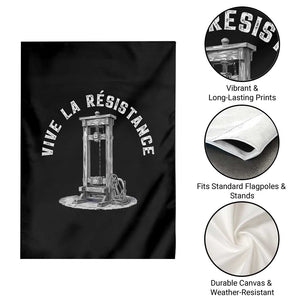 Funny Vive La Resistance Garden Flag Femme Feminist Vintage Guillotine TS11 Print Your Wear