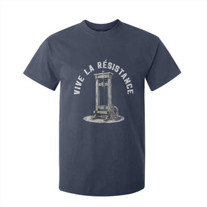 Funny Vive La Resistance T Shirt For Kid Femme Feminist Vintage Guillotine TS11 Navy Print Your Wear