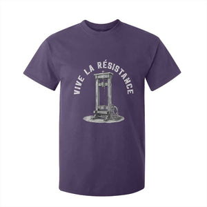 Funny Vive La Resistance T Shirt For Kid Femme Feminist Vintage Guillotine TS11 Purple Print Your Wear