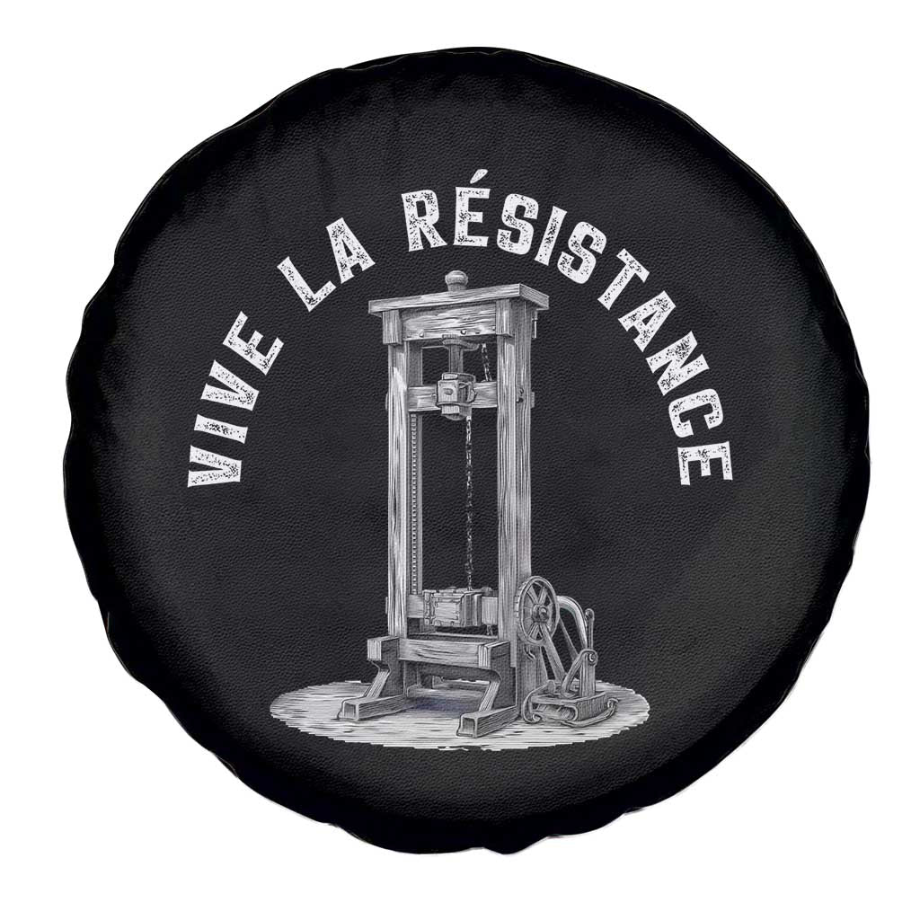 Funny Vive La Resistance Spare Tire Cover Femme Feminist Vintage Guillotine TS11 Print Your Wear
