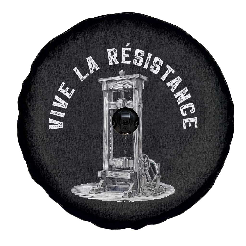 Funny Vive La Resistance Spare Tire Cover Femme Feminist Vintage Guillotine TS11 Print Your Wear