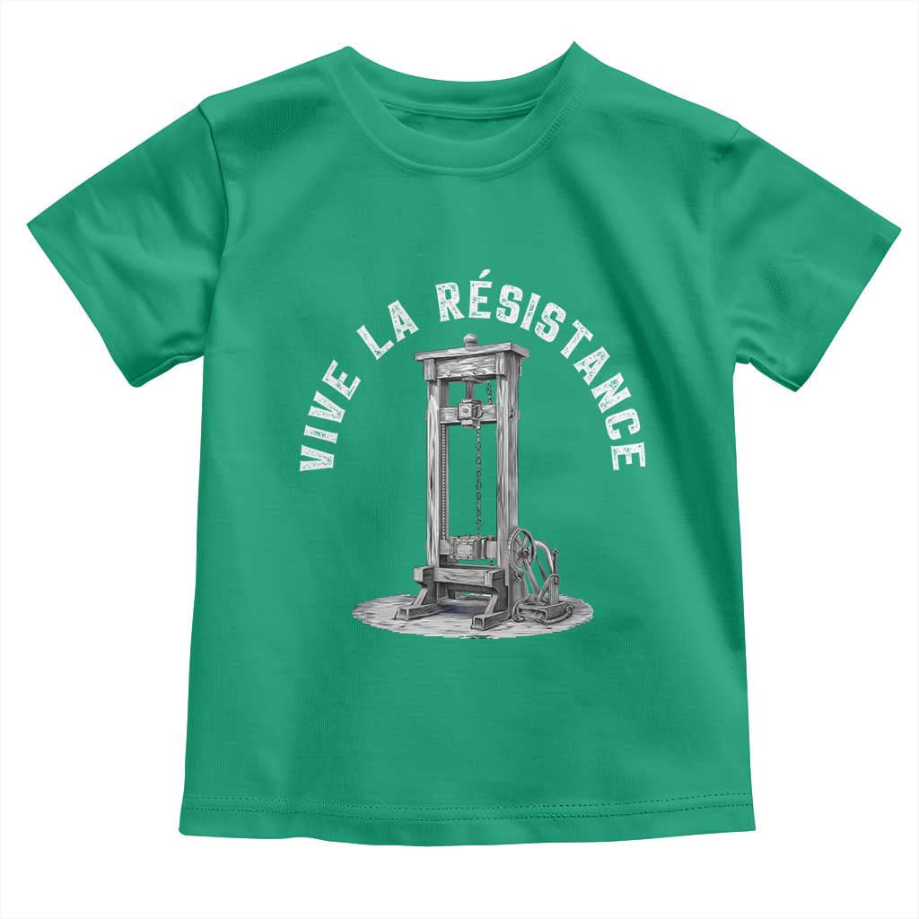 Funny Vive La Resistance Toddler T Shirt Femme Feminist Vintage Guillotine TS11 Irish Green Print Your Wear