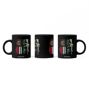 Funny Chinga La Migra Coffee Mug Gun Vintage Mexican Flag TS11 Print Your Wear