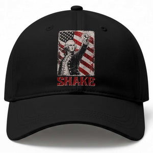 Shake And Bake George Washington 4th of July Couple Matching Baseball Cap