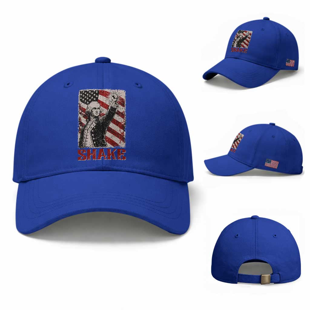 Shake And Bake George Washington 4th of July Couple Matching Baseball Cap