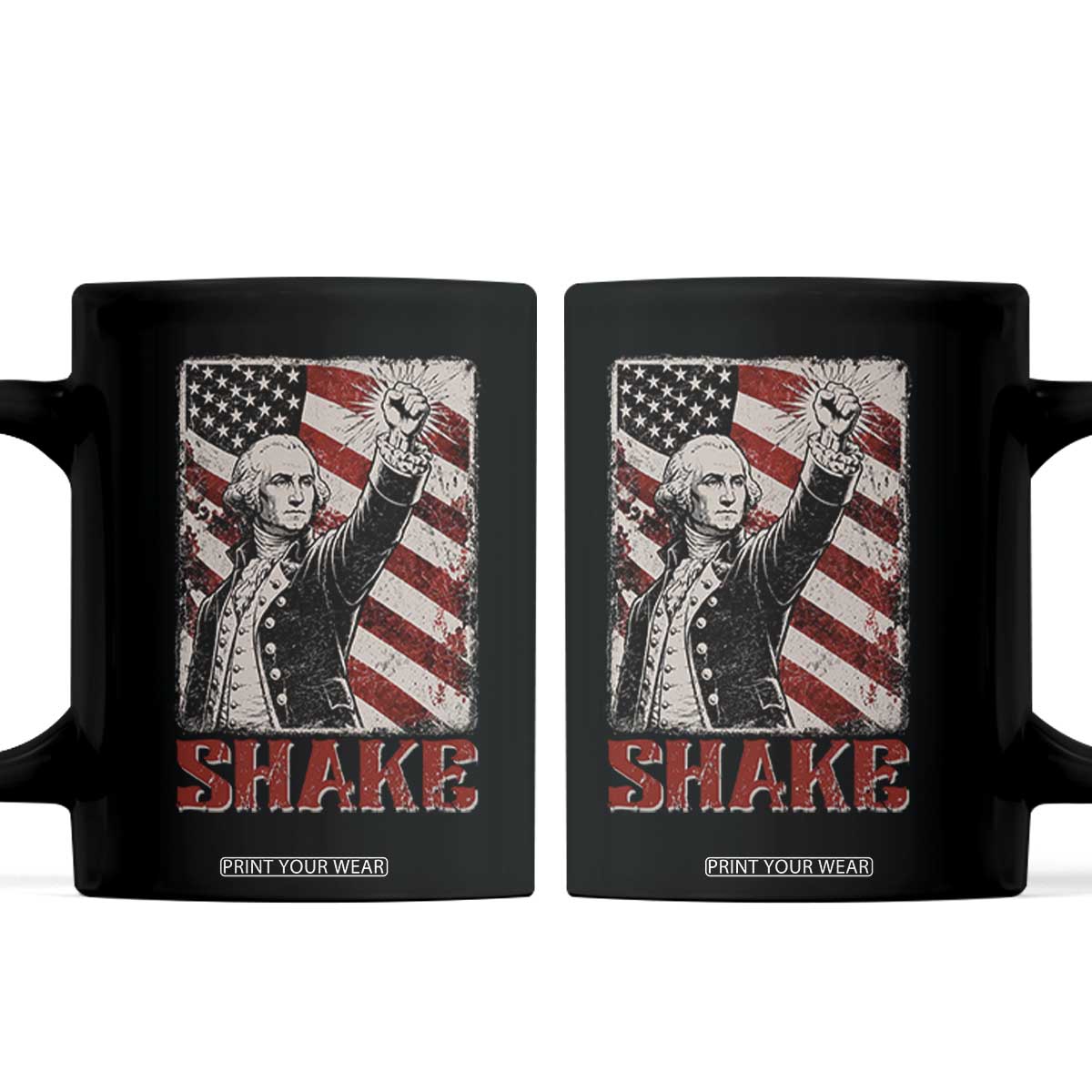 Shake And Bake George Washington 4th of July Couple Matching Coffee Mug