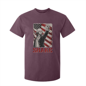 Shake And Bake George Washington 4th of July Couple Matching T Shirt For Kid