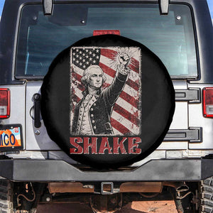 Shake And Bake George Washington 4th of July Couple Matching Spare Tire Cover
