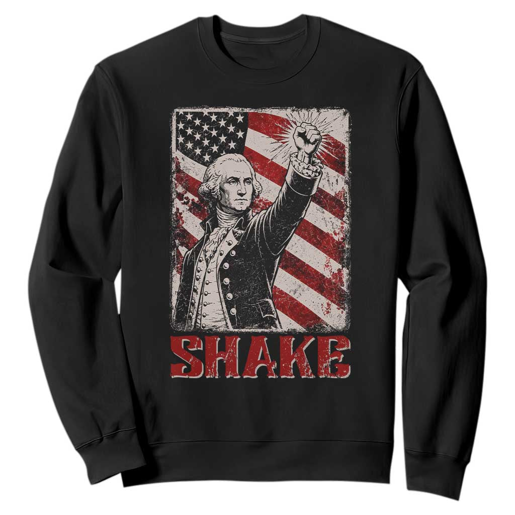 Shake And Bake George Washington 4th of July Couple Matching Sweatshirt