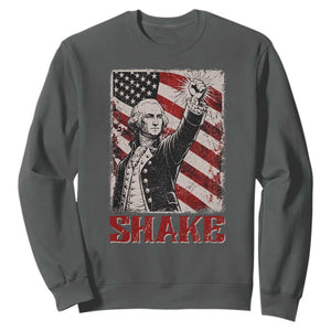 Shake And Bake George Washington 4th of July Couple Matching Sweatshirt