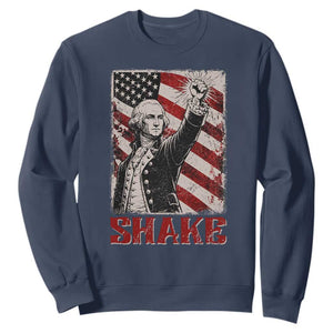 Shake And Bake George Washington 4th of July Couple Matching Sweatshirt
