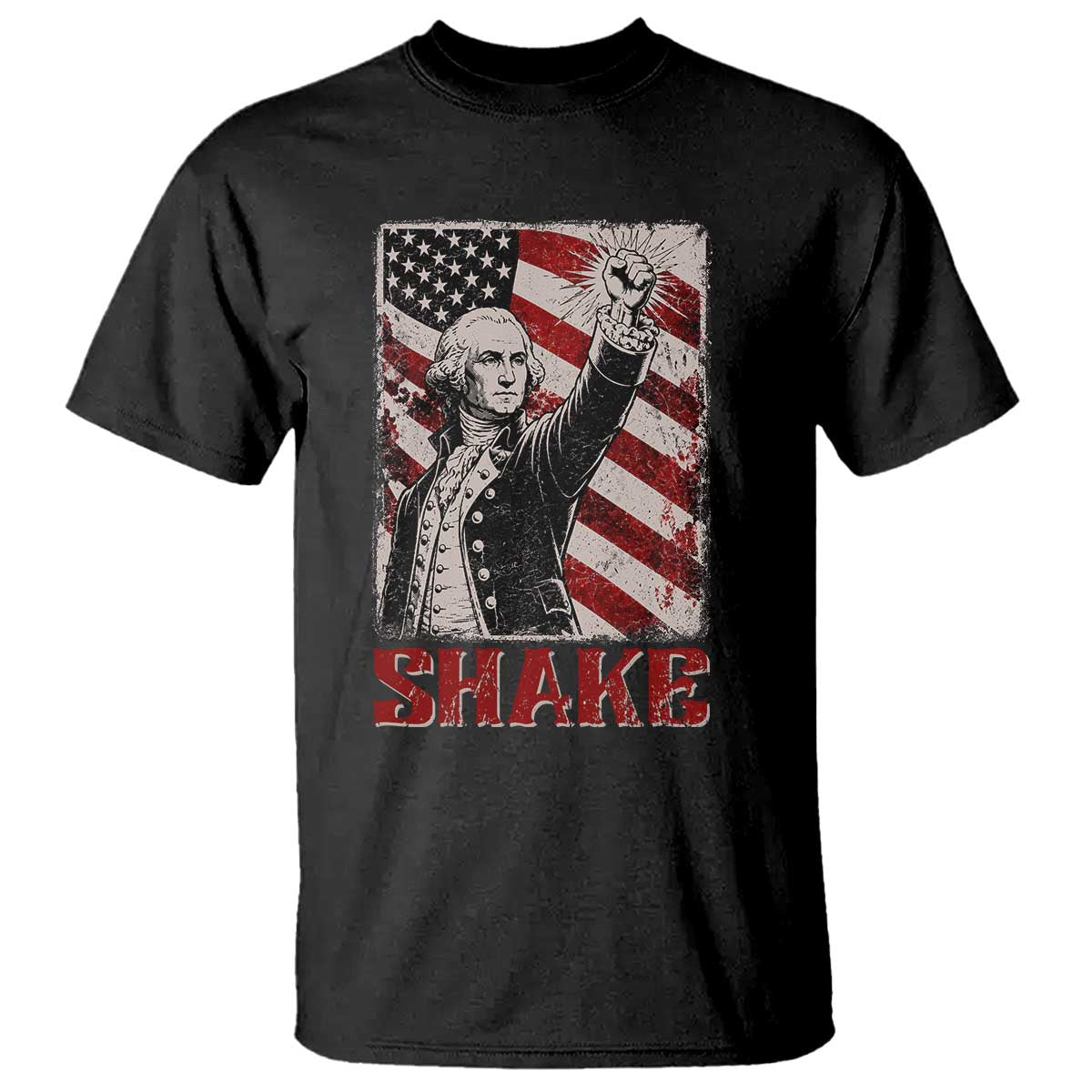 Shake And Bake George Washington 4th of July Couple Matching T Shirt