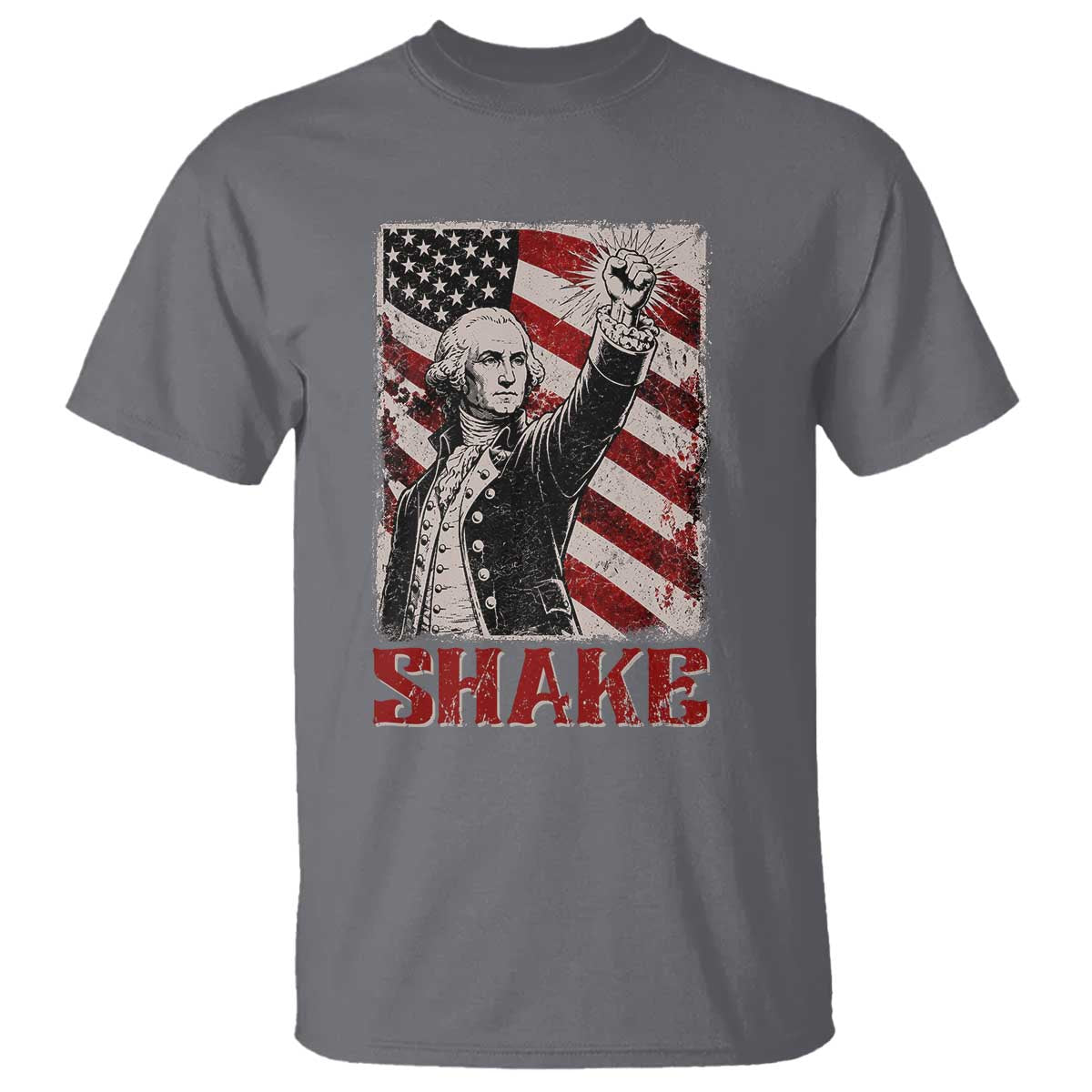 Shake And Bake George Washington 4th of July Couple Matching T Shirt