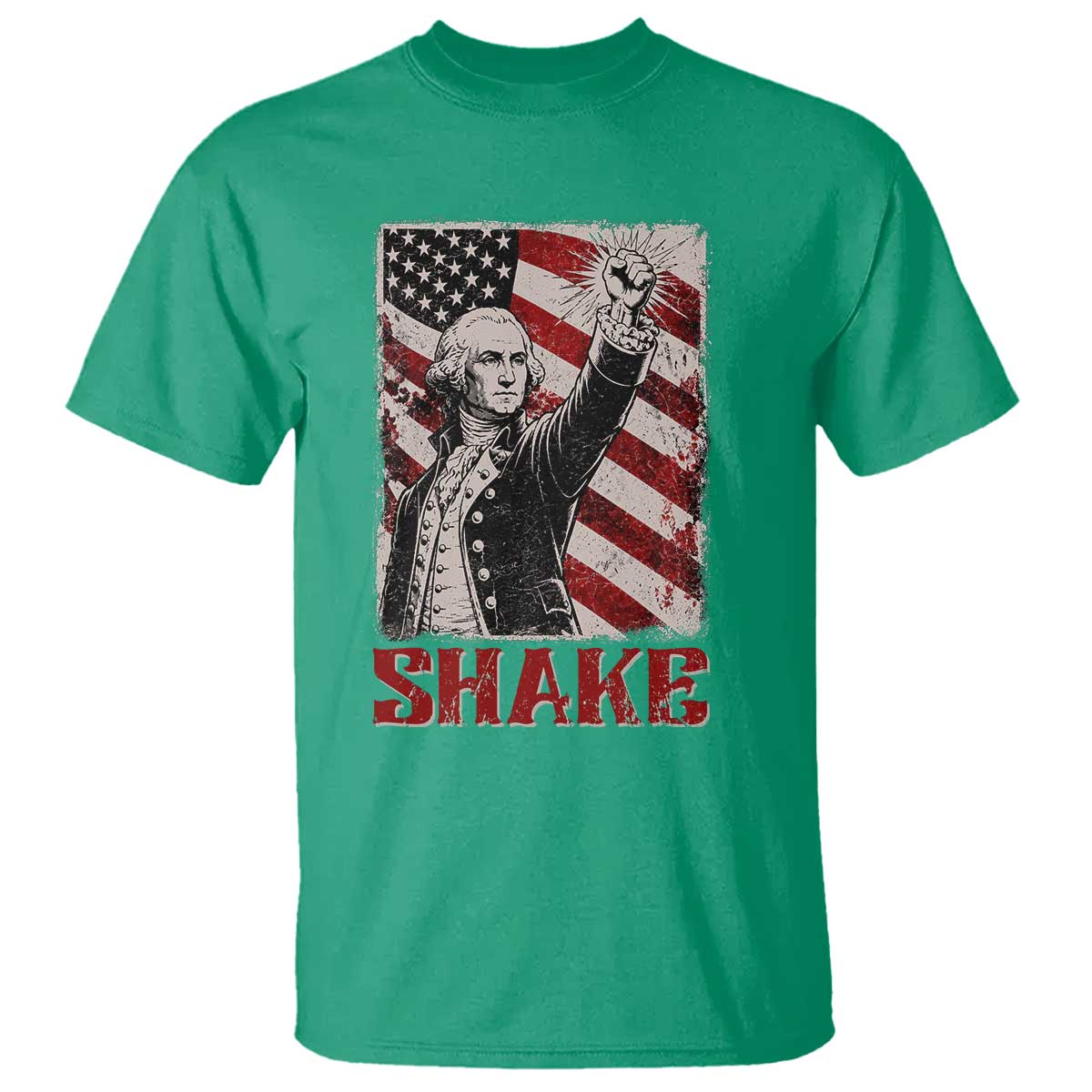Shake And Bake George Washington 4th of July Couple Matching T Shirt