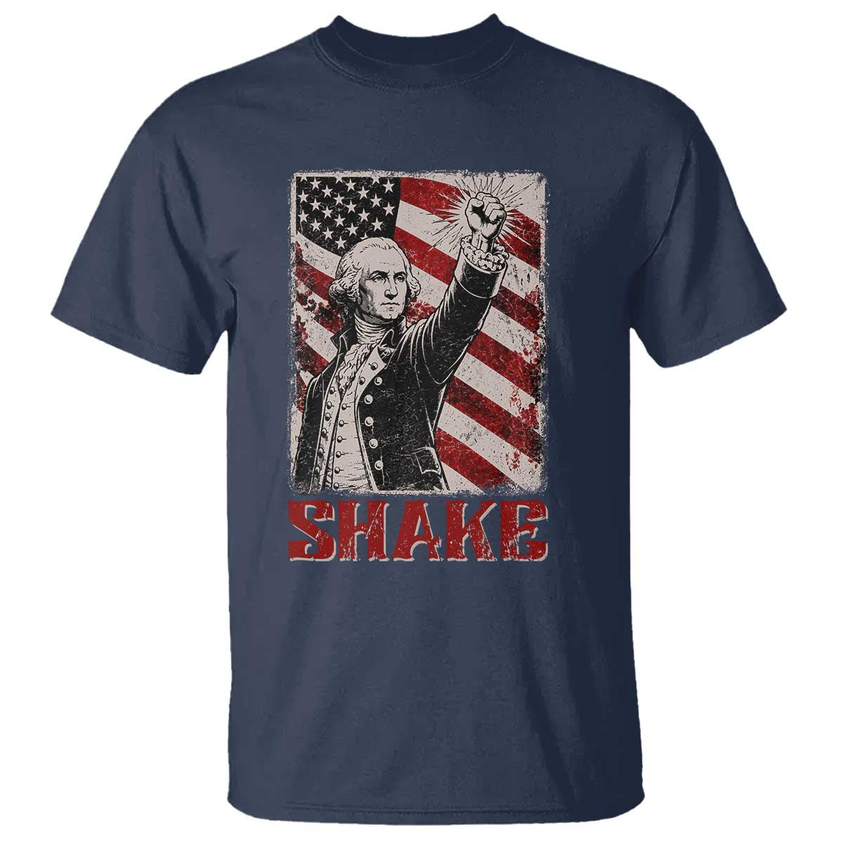 Shake And Bake George Washington 4th of July Couple Matching T Shirt