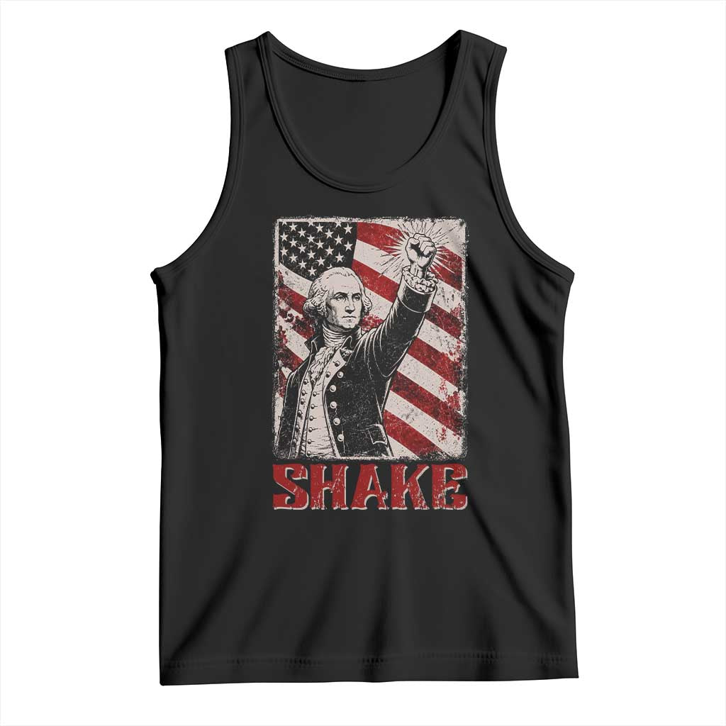 Shake And Bake George Washington 4th of July Couple Matching Tank Top TS11 Black Print Your Wear
