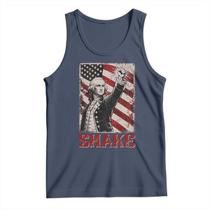 Shake And Bake George Washington 4th of July Couple Matching Tank Top