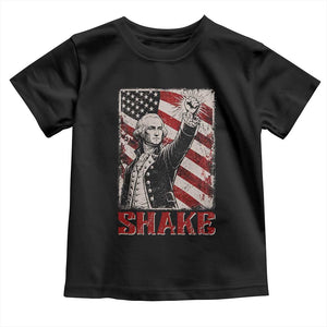 Shake And Bake George Washington 4th of July Couple Matching Toddler T Shirt