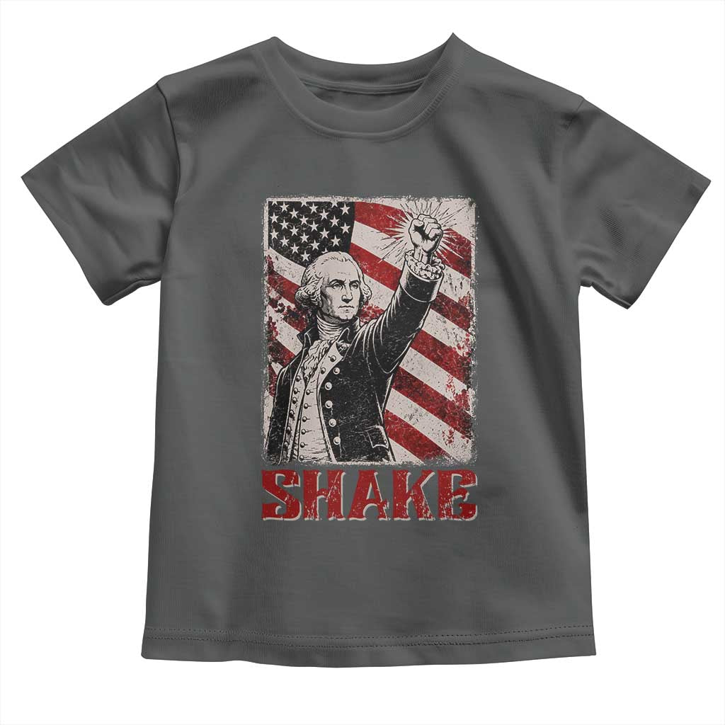 Shake And Bake George Washington 4th of July Couple Matching Toddler T Shirt