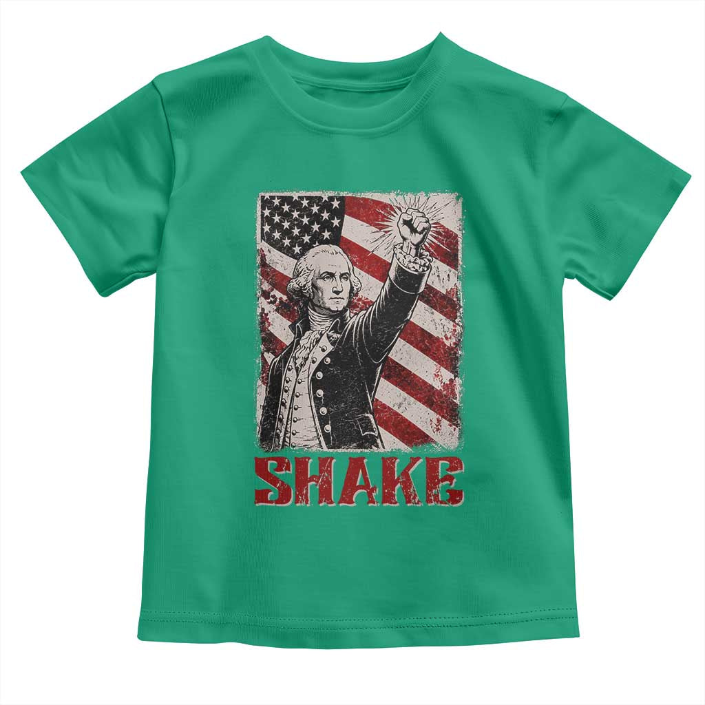 Shake And Bake George Washington 4th of July Couple Matching Toddler T Shirt
