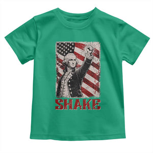 Shake And Bake George Washington 4th of July Couple Matching Toddler T Shirt