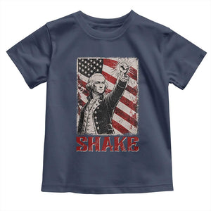 Shake And Bake George Washington 4th of July Couple Matching Toddler T Shirt