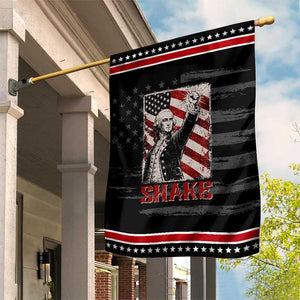 Shake And Bake George Washington 4th of July Couple Matching Patriotic Garden Flag