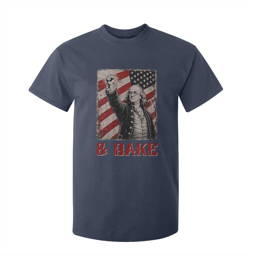 Shake And Bake Benjamin Franklin 4th of July Couple Matching T Shirt For Kid