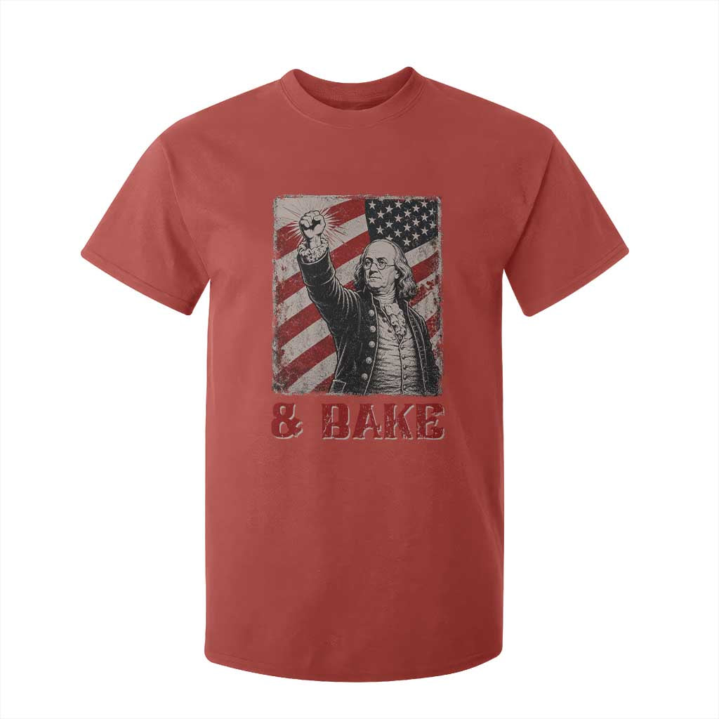Shake And Bake Benjamin Franklin 4th of July Couple Matching T Shirt For Kid
