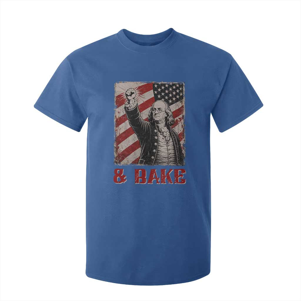 Shake And Bake Benjamin Franklin 4th of July Couple Matching T Shirt For Kid