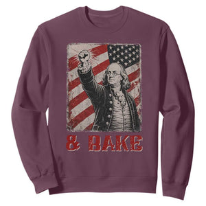 Shake And Bake Benjamin Franklin 4th of July Couple Matching Sweatshirt
