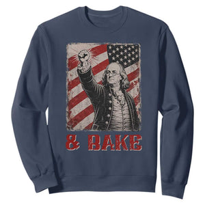 Shake And Bake Benjamin Franklin 4th of July Couple Matching Sweatshirt