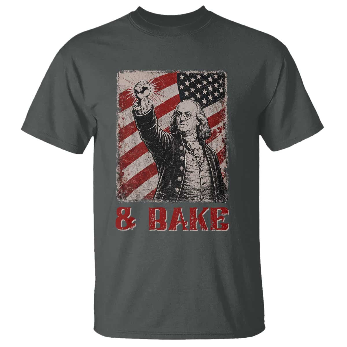 Shake And Bake Benjamin Franklin 4th of July Couple Matching T Shirt