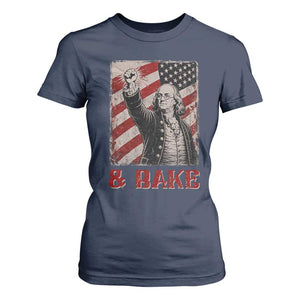 Shake And Bake Benjamin Franklin 4th of July Couple Matching T Shirt For Women