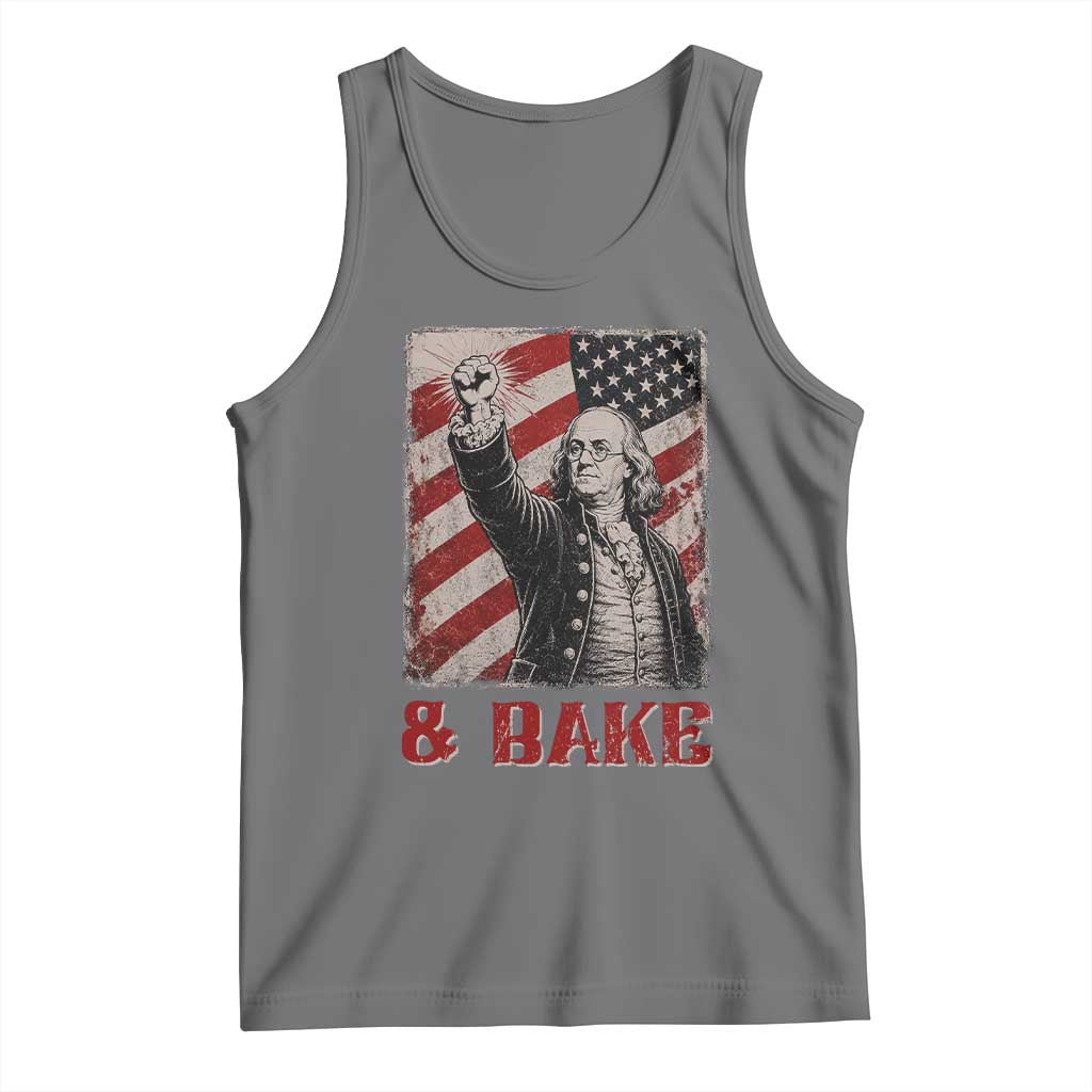 Shake And Bake Benjamin Franklin 4th of July Couple Matching Tank Top