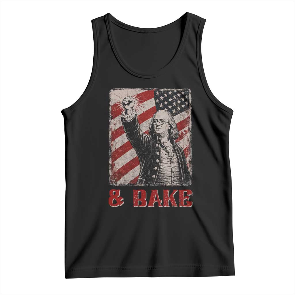 Shake And Bake Benjamin Franklin 4th of July Couple Matching Tank Top