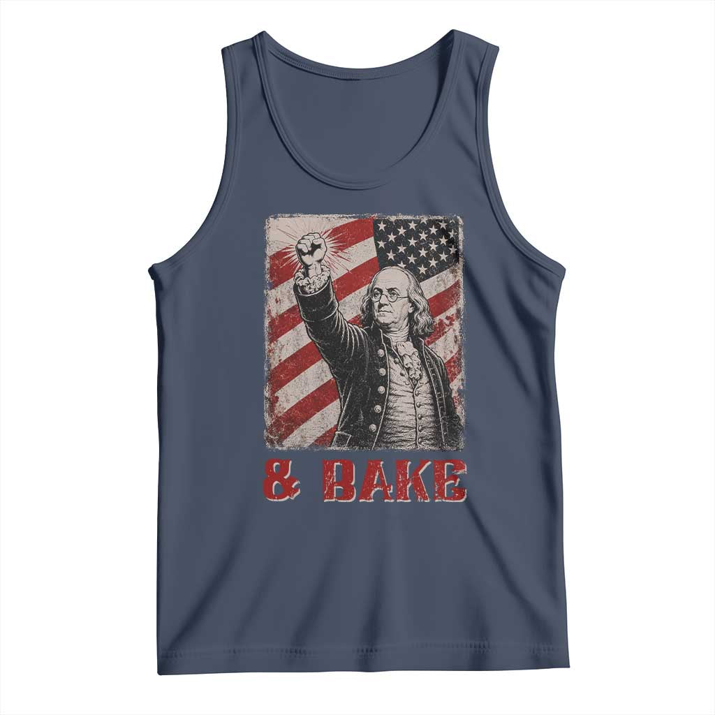 Shake And Bake Benjamin Franklin 4th of July Couple Matching Tank Top