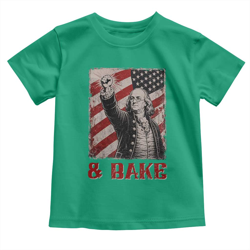 Shake And Bake Benjamin Franklin 4th of July Couple Matching Toddler T Shirt