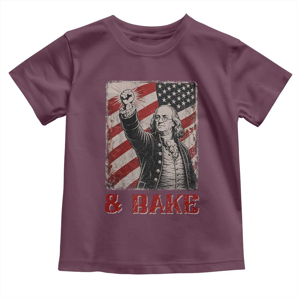 Shake And Bake Benjamin Franklin 4th of July Couple Matching Toddler T Shirt