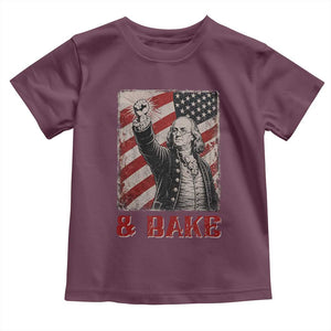 Shake And Bake Benjamin Franklin 4th of July Couple Matching Toddler T Shirt