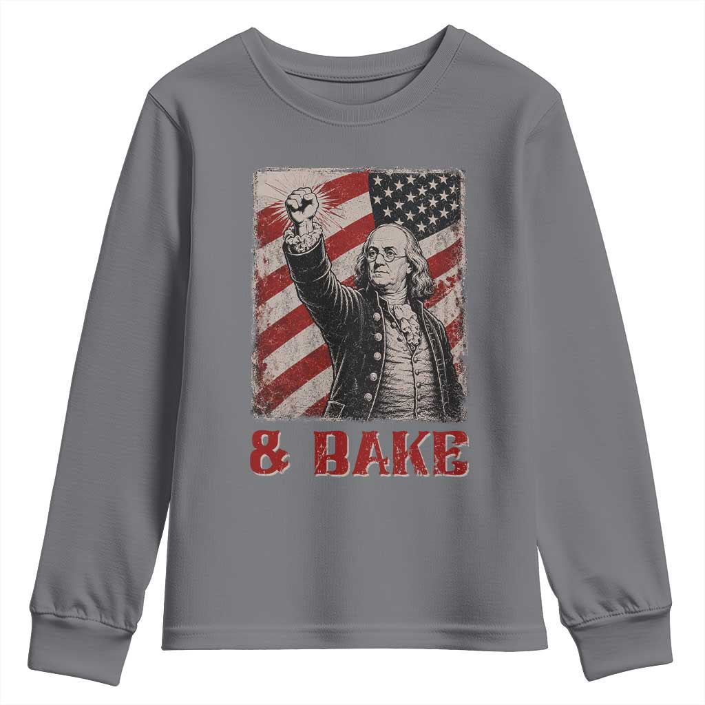 Shake And Bake Benjamin Franklin 4th of July Couple Matching Youth Sweatshirt