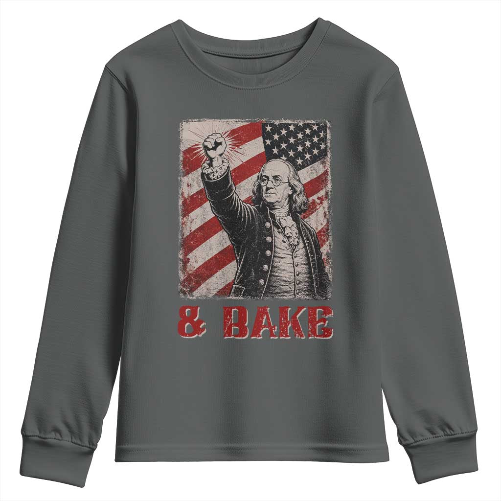 Shake And Bake Benjamin Franklin 4th of July Couple Matching Youth Sweatshirt