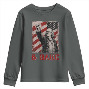 Shake And Bake Benjamin Franklin 4th of July Couple Matching Youth Sweatshirt