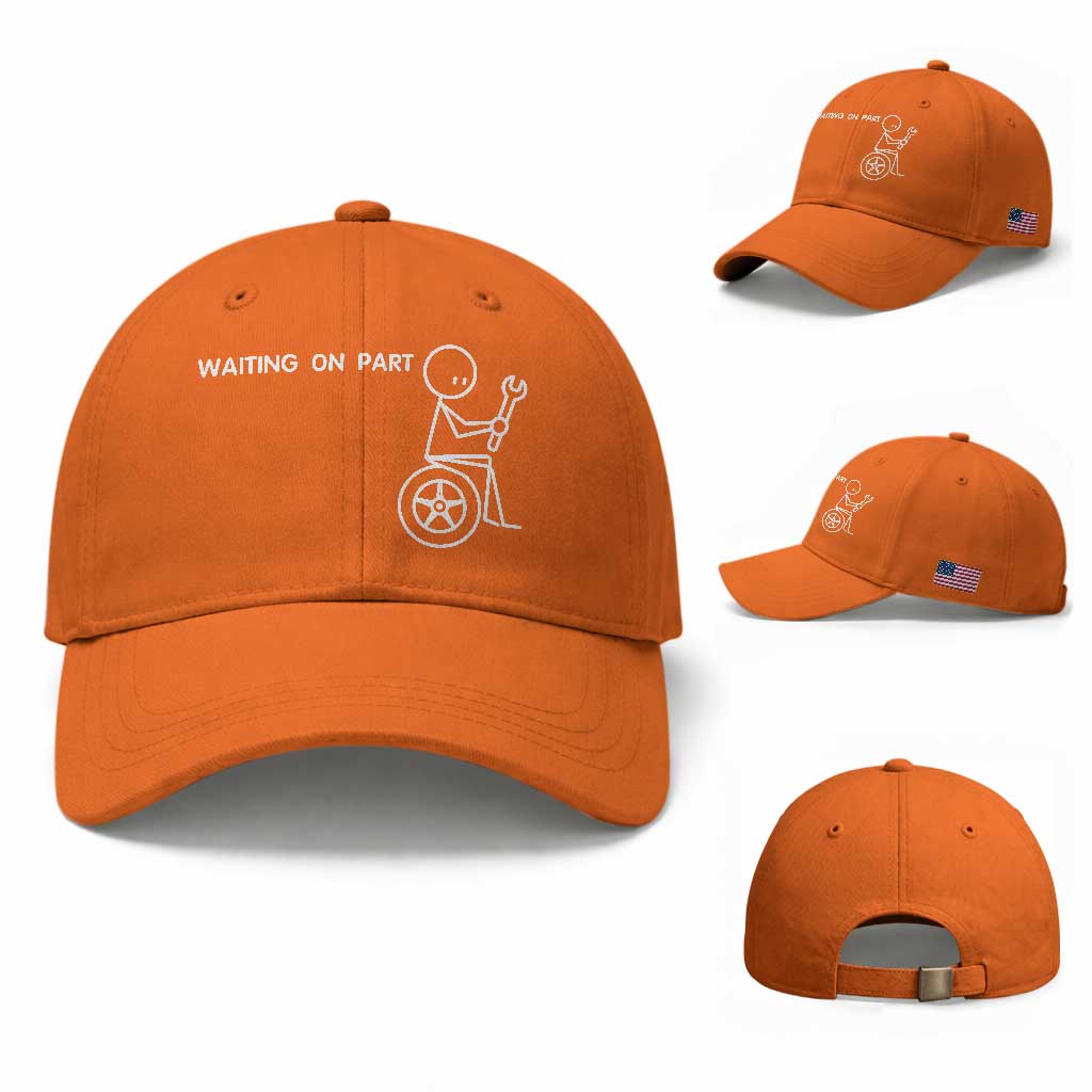 Waiting On Parts Funny Mechanic Baseball Cap Car Technician Auto Repair Life