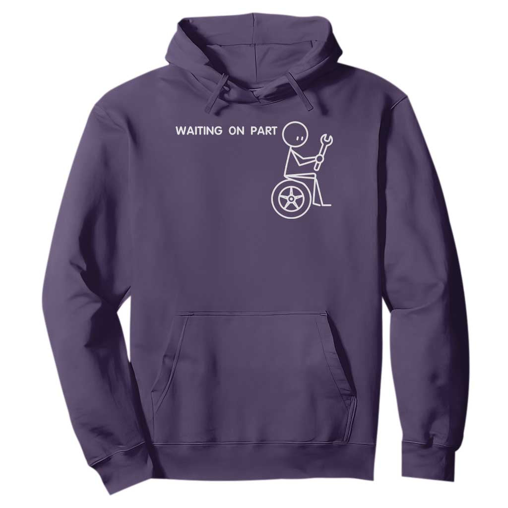 Waiting On Parts Funny Mechanic Hoodie Car Technician Auto Repair Life
