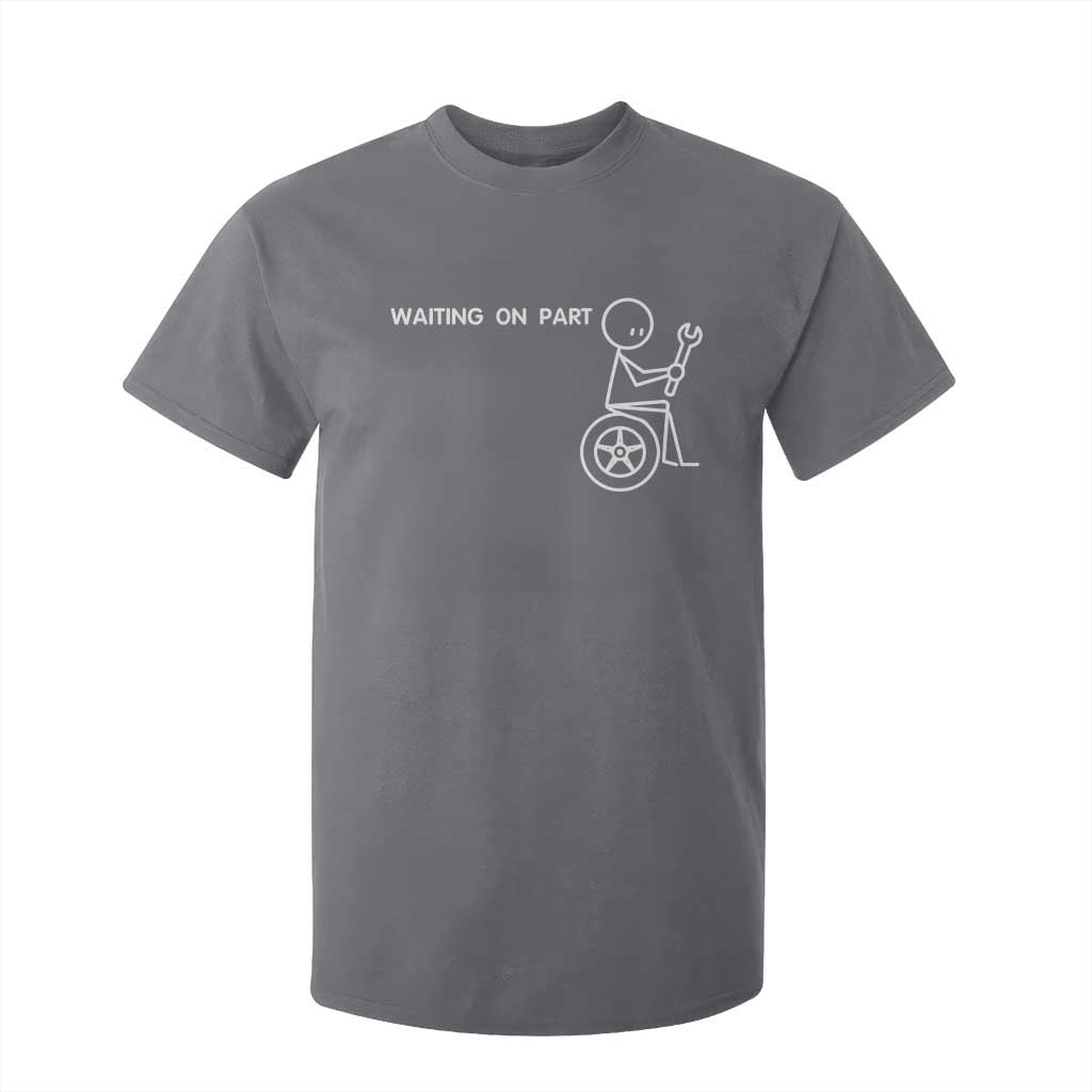 Waiting On Parts Funny Mechanic T Shirt For Kid Car Technician Auto Repair Life